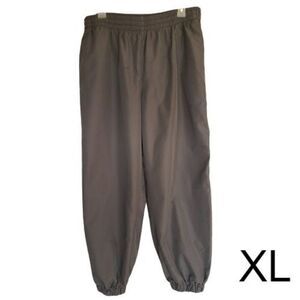 Men's Grey Joggers Athletic Pants Track Wind Pants XL